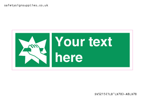 Custom Break Glass Sign